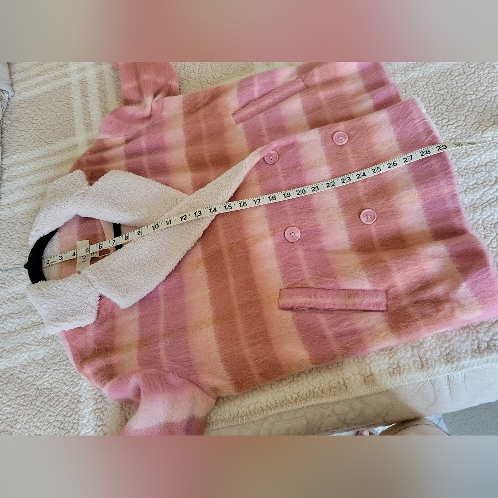 L Space plaid fuzzy jacket size xs - Picture 9 of 10
